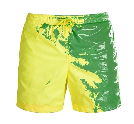 Magical Change Color Beach Shorts Summer Men Swimming Trunks Swimwear Swimsuit Quick Dry bathing shorts Beach Pant