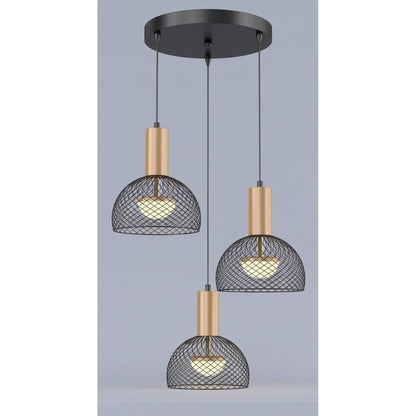 Modern 3-Light Pendant Hanging Lamp | Minimalist Metal Ceiling Light for Living Room, Dining & Kitchen