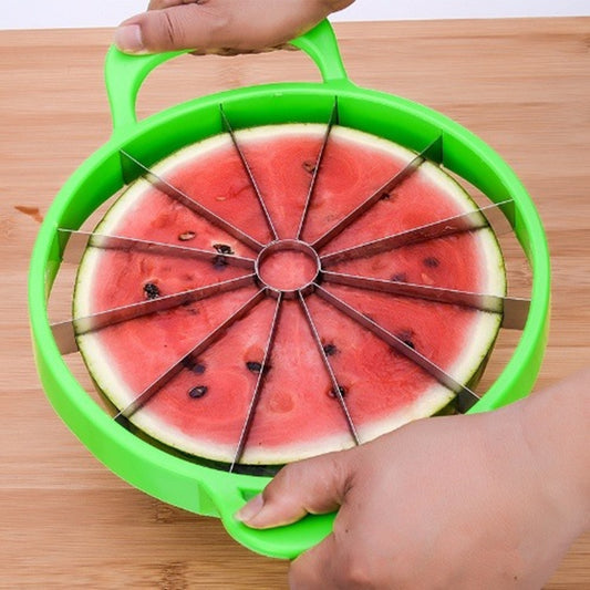 Watermelon Cutting Stainless Steel Fruit Cutter Household Watermelon Slicer Large Hami Melon Fruit Splitter Wholesale