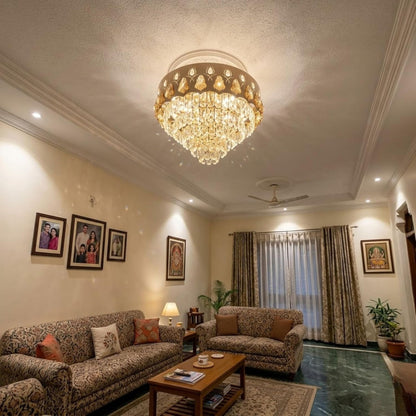 Luxury Crystal Wall Light Chandelier Lamp for Living Room, Bedroom & Hallway